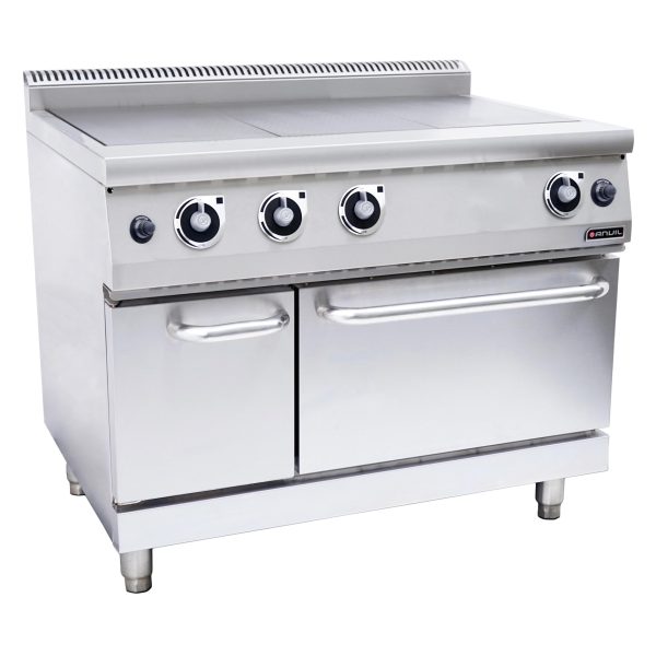 3 PLATE SOLID TOP STOVE WITH GAS OVEN
