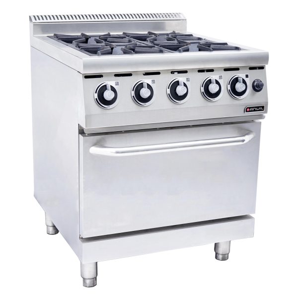 4 BURNER STOVE WITH OVEN