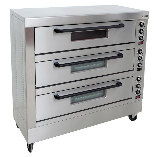 TRIPLE DECK OVEN 6 TRAYS