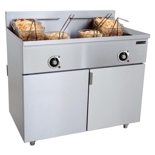 DEEP FRYER 2x20L FLOOR STANDING