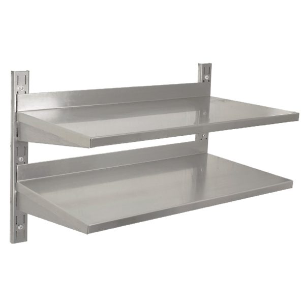 WALL MOUNT SHELF DOUBLE 900mm